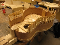 Het bouwen van een akoestische gitaar